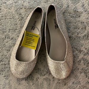Smartfit gold glitter girl’s shoes